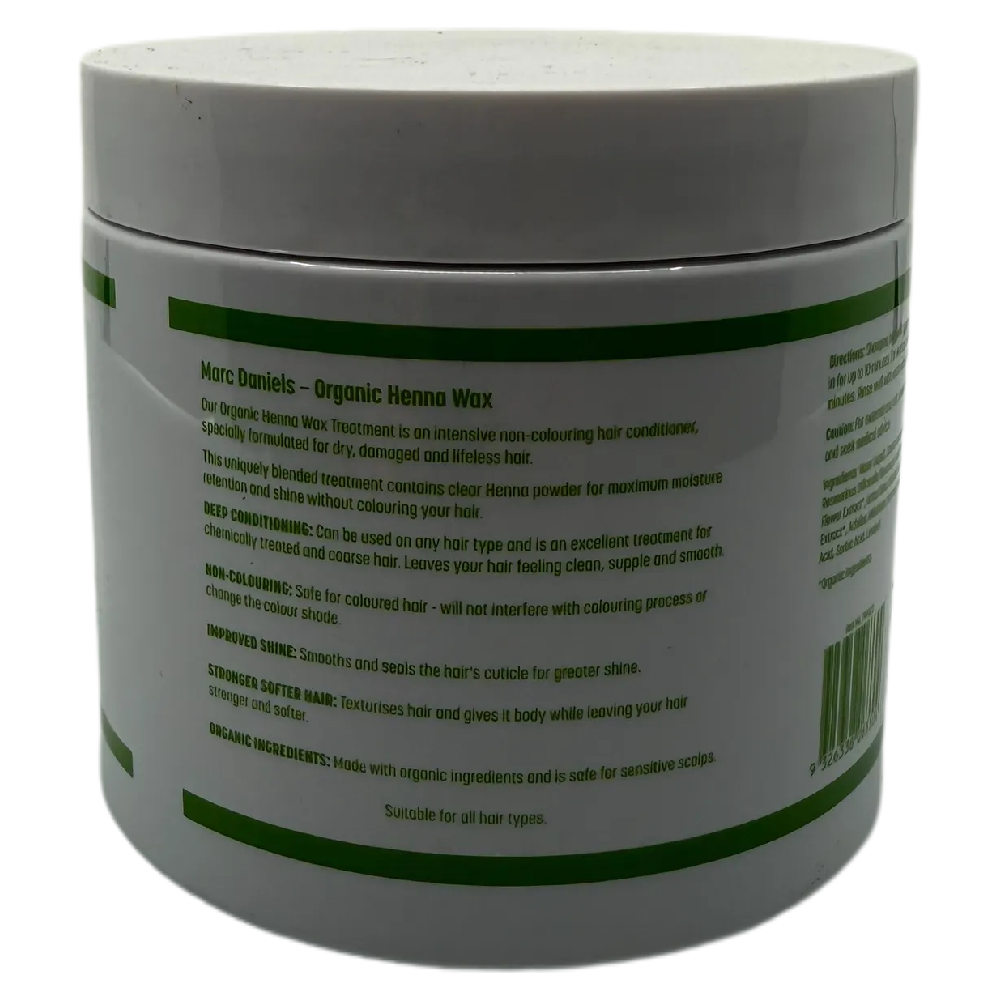 Marc Daniels Ultra Organics Clear Henna Wax Treatment 400g