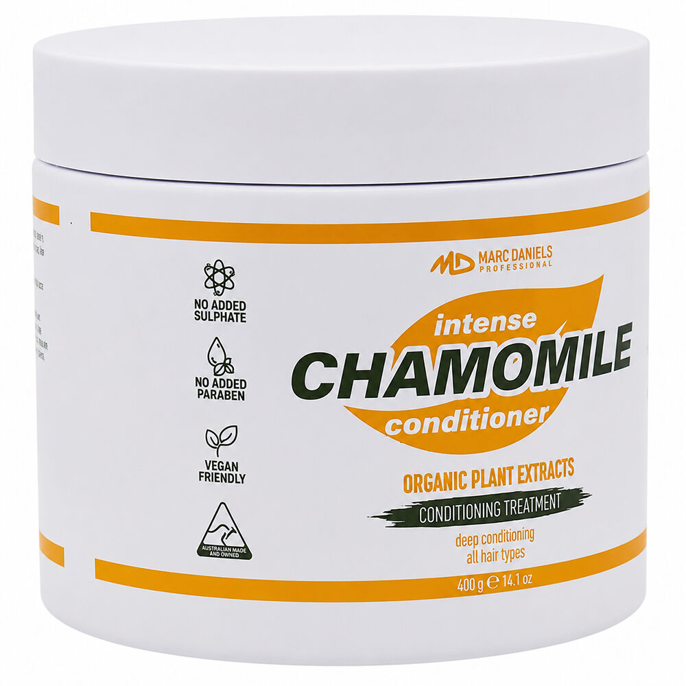 Marc Daniels Intense Chamomile Organic Vegan Hair Conditioner 2 x 400g