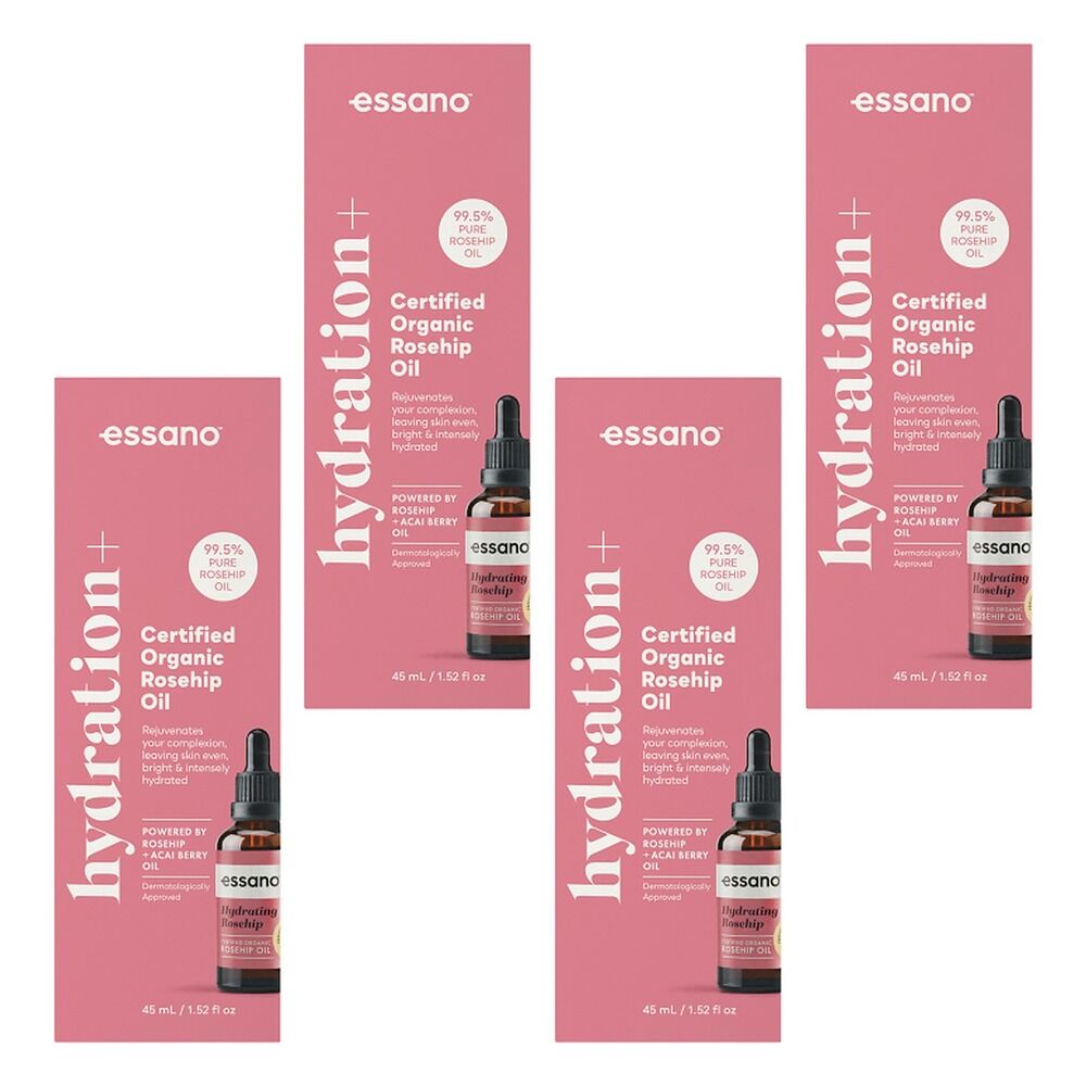 Essano Hydration+ Rosehip Oil Organic 45mL Pack of 4