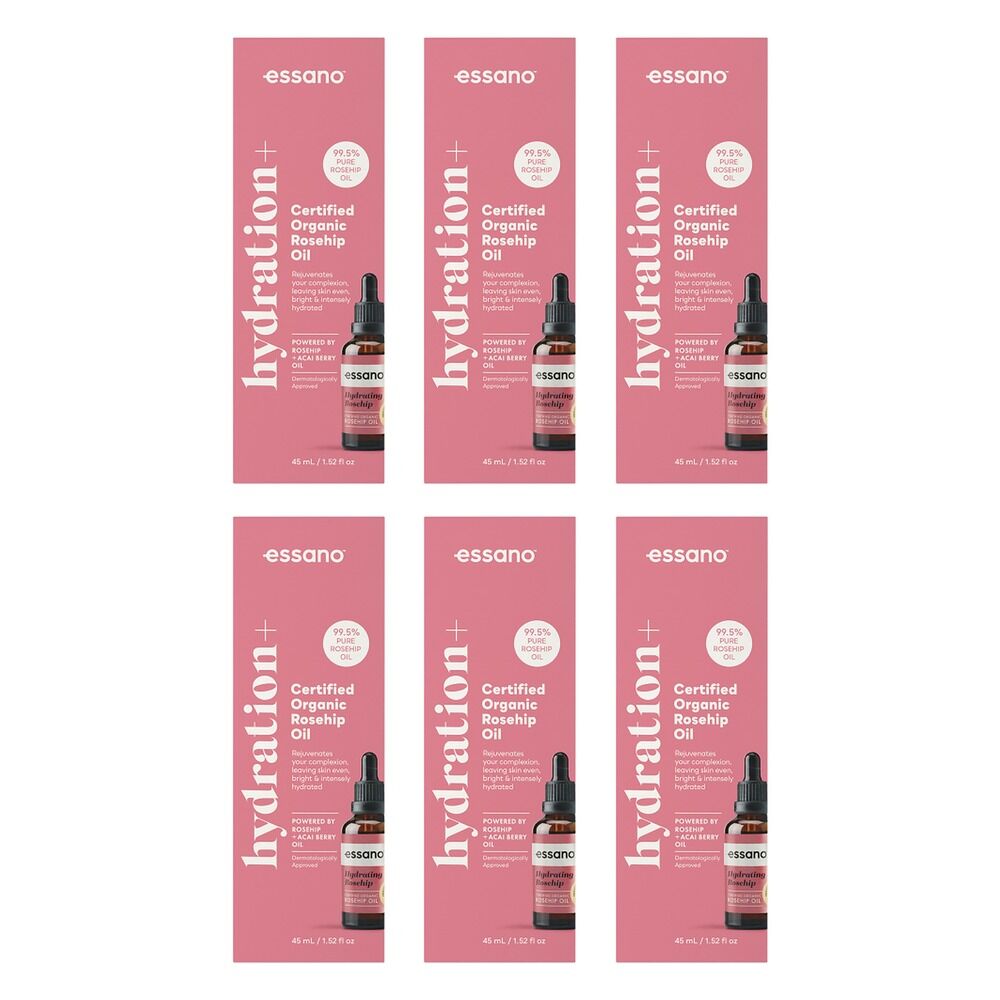 Essano Hydration+ Rosehip Oil Organic 45mL Pack of 6