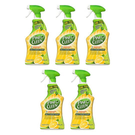 Pine O Cleen Multi Purpose Disinfectant Spray Lemon & Lime 750mL x 6 Bundle of 5