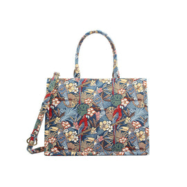 Henney Bear Parrot Song Medium Tote Bag
