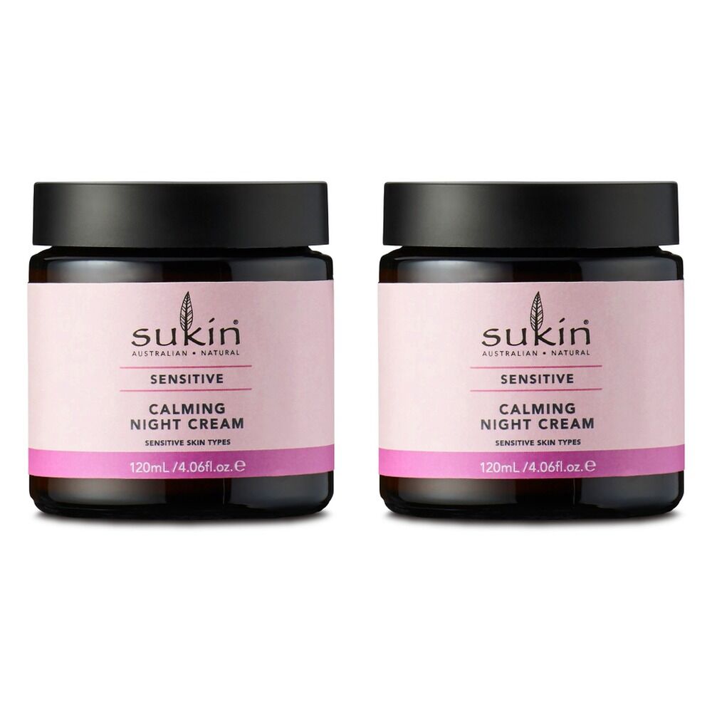 Sukin Sensitive Calming Night Cream 120mL Pack of 2