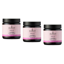 Sukin Sensitive Calming Night Cream 120mL Pack of 3