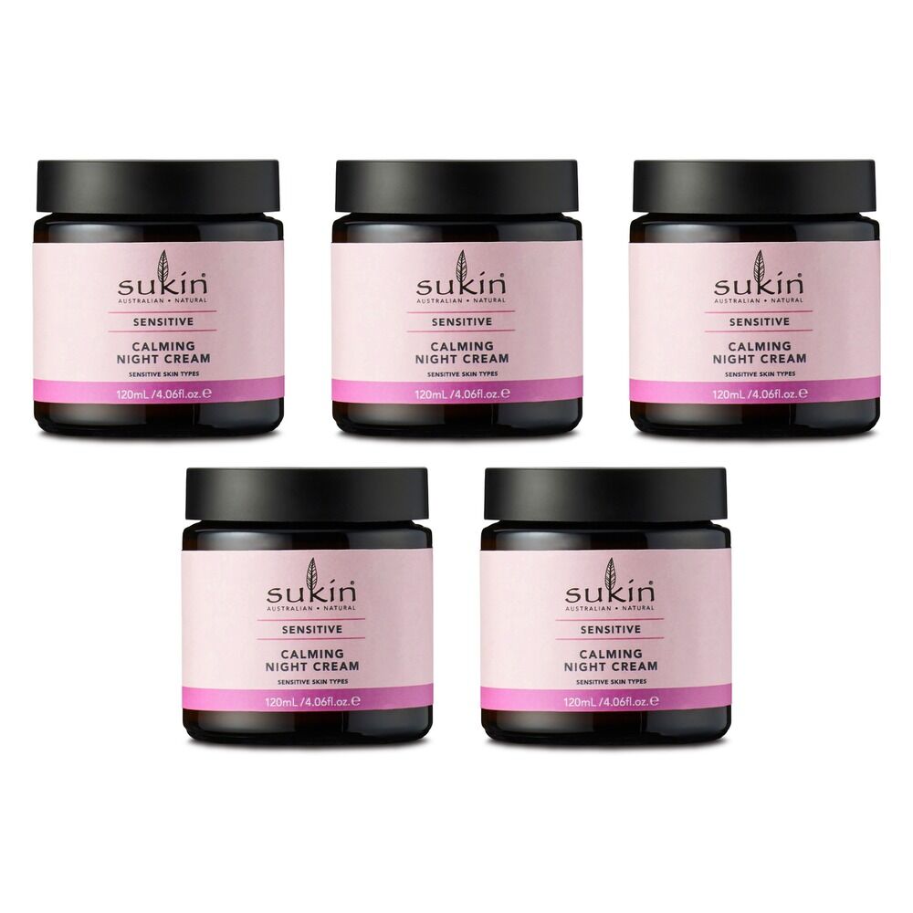 Sukin Sensitive Calming Night Cream 120mL Pack of 5