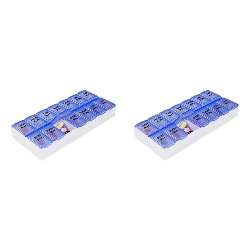 Making Life Easy Pill Reminder 7 Day AM/PM Pack of 2