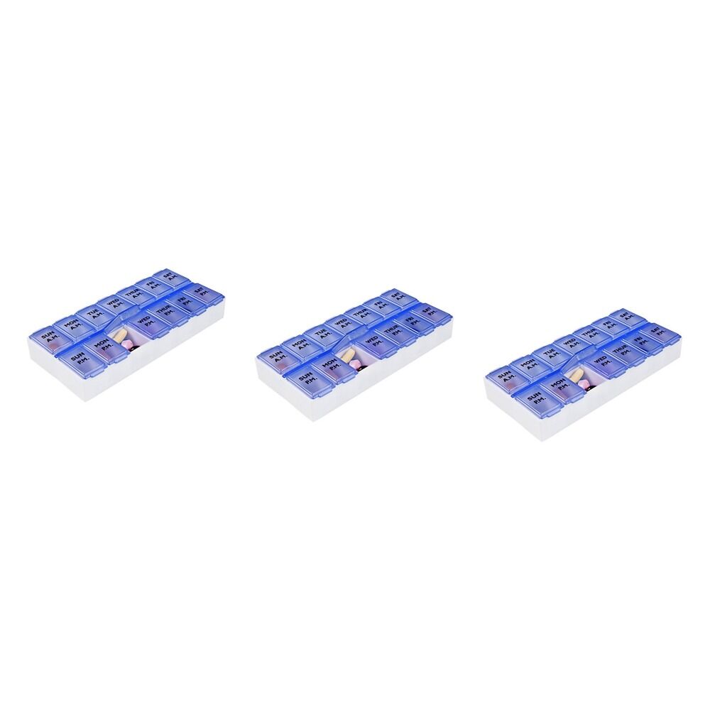 Making Life Easy Pill Reminder 7 Day AM/PM Pack of 3