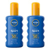 NIVEA Sun Ultra Sport Cooling Sunscreen Spray SPF50+ 200mL Pack of 2
