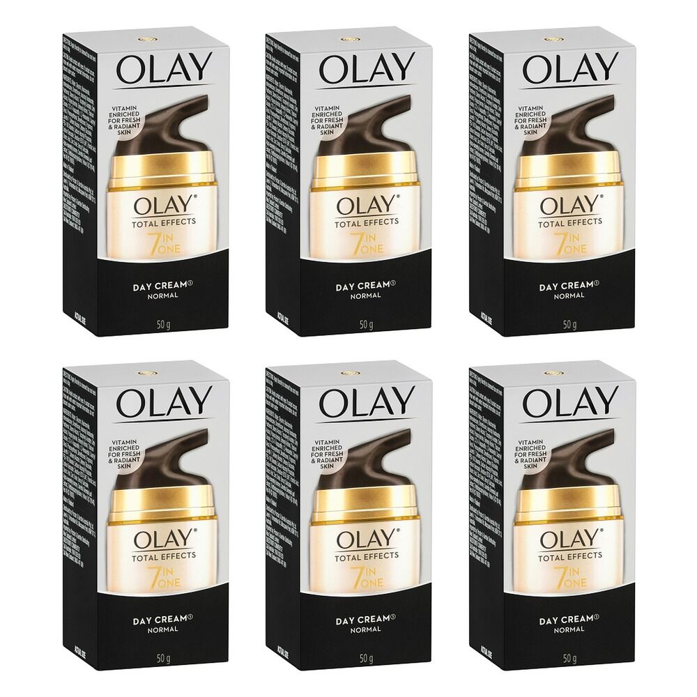 Olay Total Effects 7 in 1 Day Face Cream Normal 50g Pack of 6
