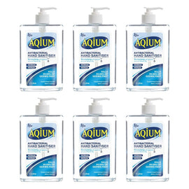 Ego Aqium Antibacterial Hand Sanitiser Gel 1L Pack of 6