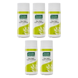 Thursday Plantation Tea Tree Foot Powder 100g Pack of 5