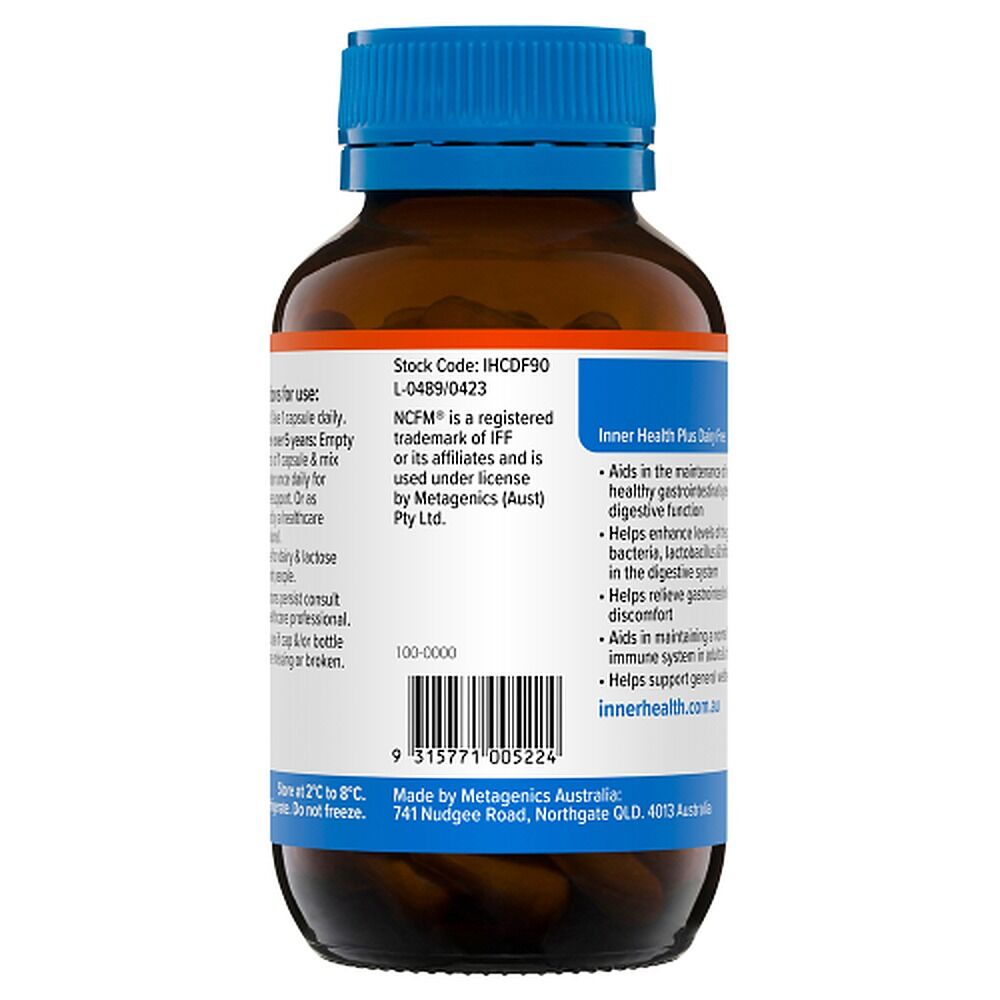 Inner Health Plus Dairy Free 90 Capsules