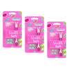 Gillette Simply Venus Razor Handle & 4 Blade Refills Pack of 3