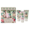 Cath Kidston Wild Flowers Hand Cream Trio Gift Set 3x30ml Floral Moisturisers