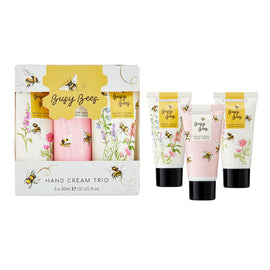 Heathcote & Ivory Busy Bees Hand Cream Gift Set Vegan Honey 3 x 30ml
