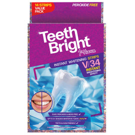 7TH Heaven Teeth Bright Peroxide Free Advanced Whitening Strips 14 Pack