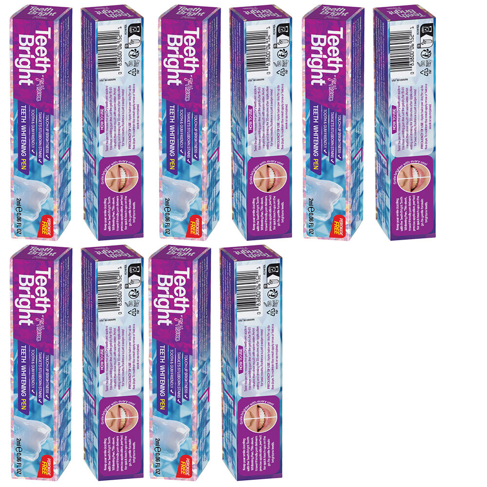 7TH Heaven Teeth Bright Whitening Pen 2ml Bundle of 5 Portable Tooth Whitener