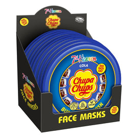 7th Heaven Chupa Chups Cola Bubble Mask Counter Display of 18