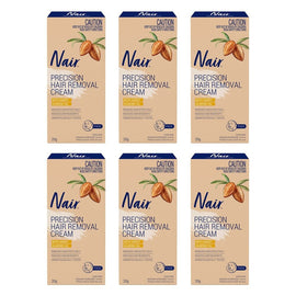 Nair Sensitive Precision Facial Hair Removal Cream 20g Pack of 6