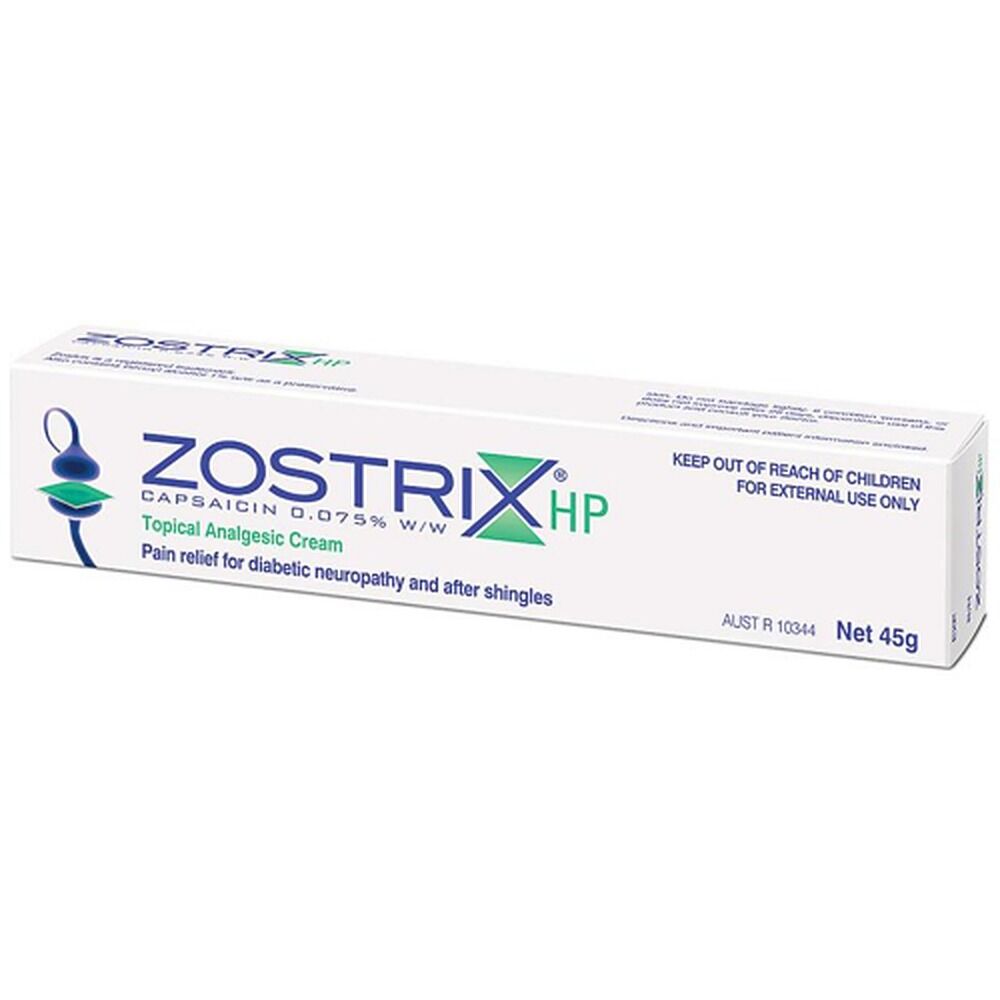 Zostrix HP Capsaicin 0.075% Cream 45g