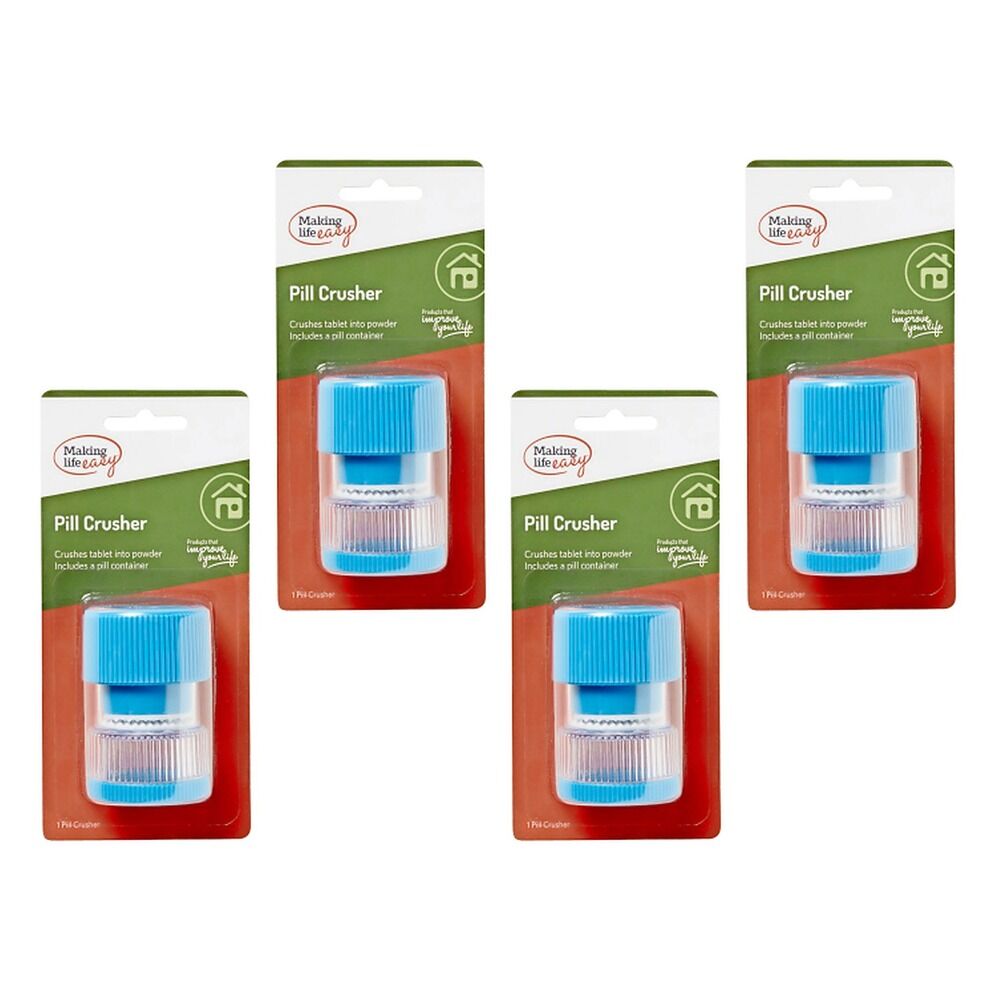 Making Life Easy Pill Crusher Pack of 4