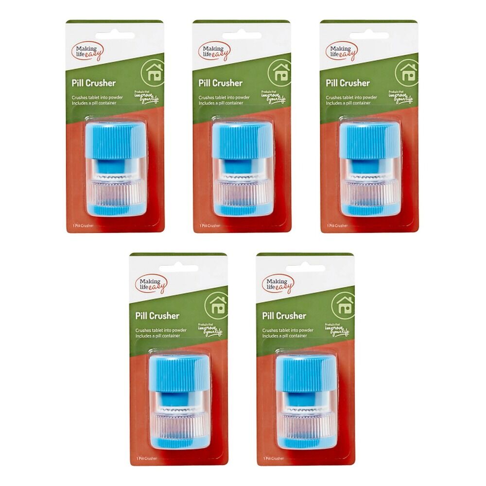 Making Life Easy Pill Crusher Pack of 5