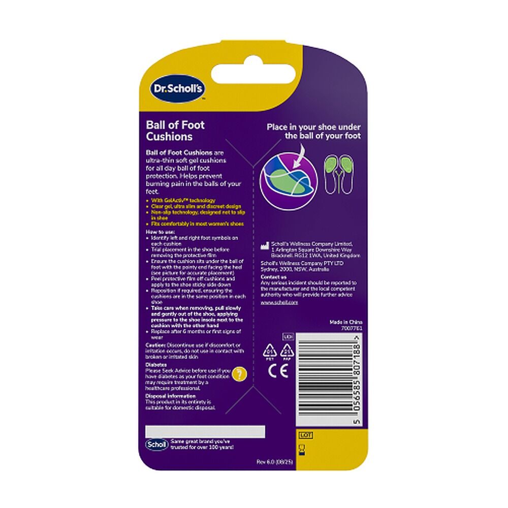 Scholl Party Feet Ball of Foot Cushion