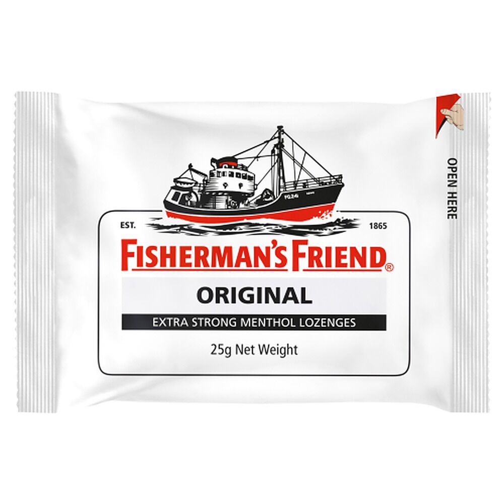Fisherman's Friend Original Extra Strong Menthol Lozenges 25g x 12