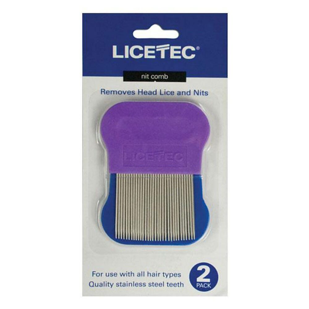Licetec Metal Nit Comb 2 Pack