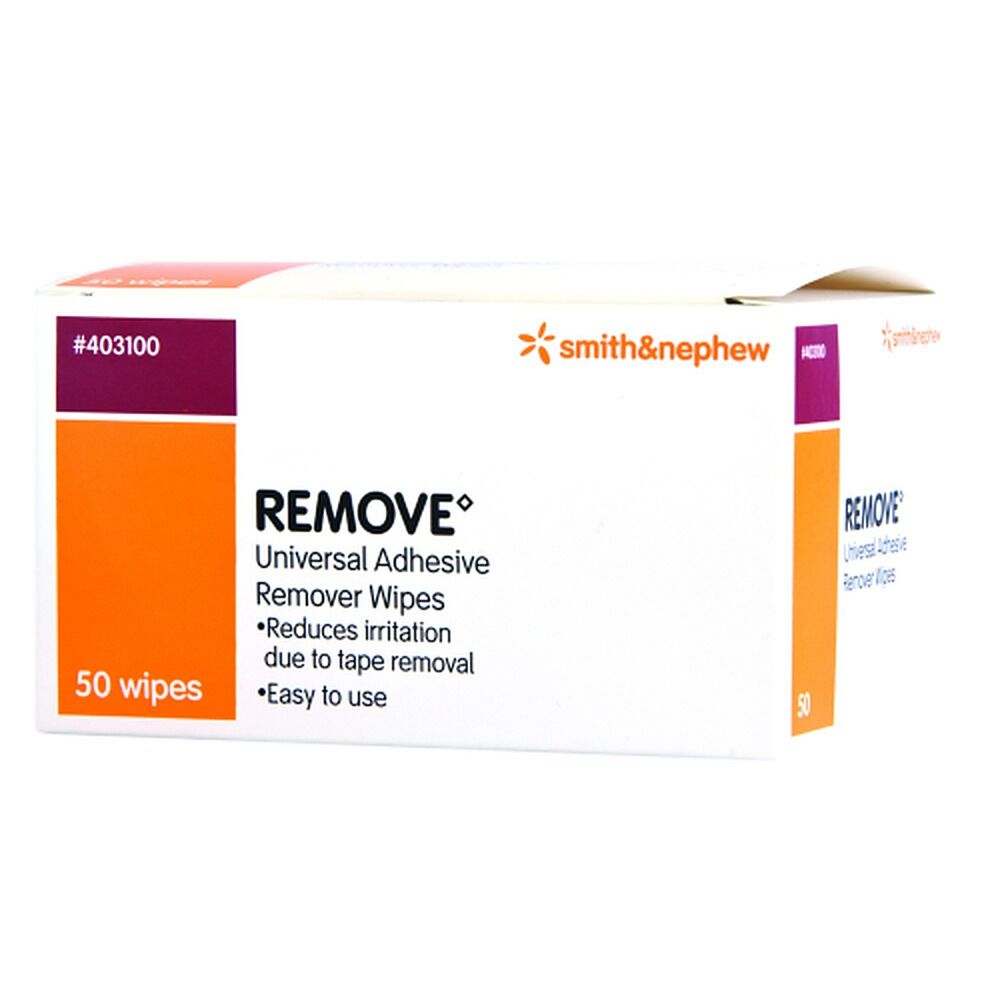 Smith & Nephew REMOVE Adhesive Remover Wipes 50 Pack
