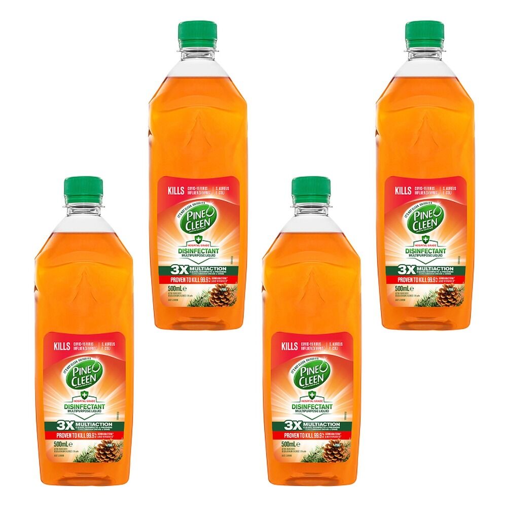 Pine O Cleen Antibacterial Liquid Disinfectant Pine 500mL Pack of 4