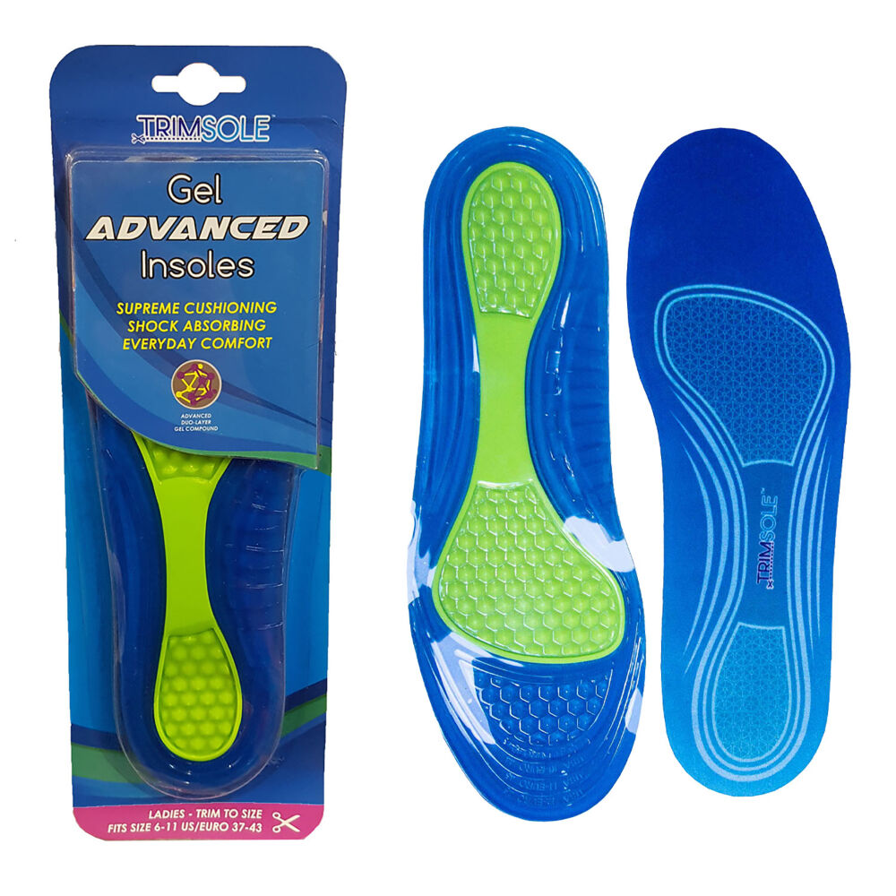 Trimsole Gel Advanced Womens Insoles 1 Pair Comfort Arch Support