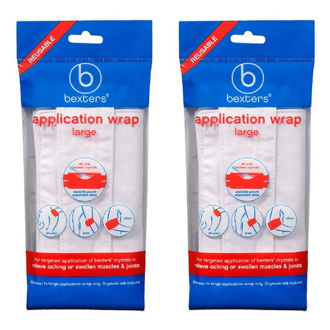 Bexters Soda Crystals Application Wrap, Large Pack of 2