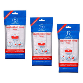 Bexters Soda Crystals Application Wrap, Large Pack of 3