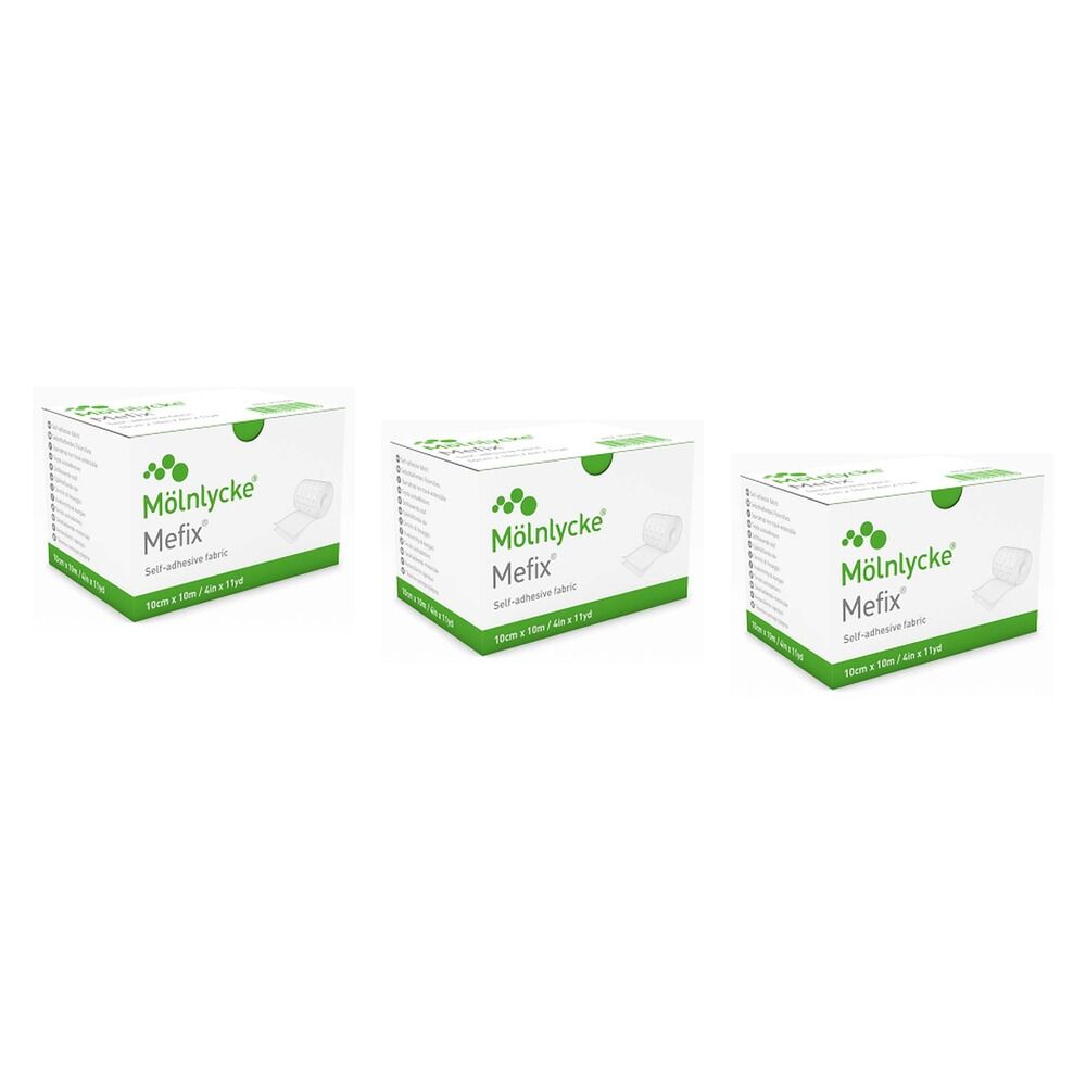 Mefix Fabric Dressing Tape 2.5cm x 10m Pack of 3