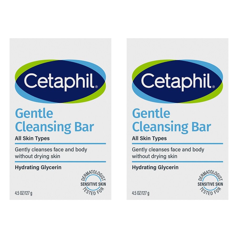 Cetaphil Gentle Cleansing Bar 127g Pack of 2