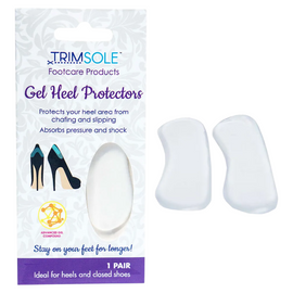 Trimsole Gel Heel Protectors Cushioned Anti Slip Shoe Inserts 1 Pair