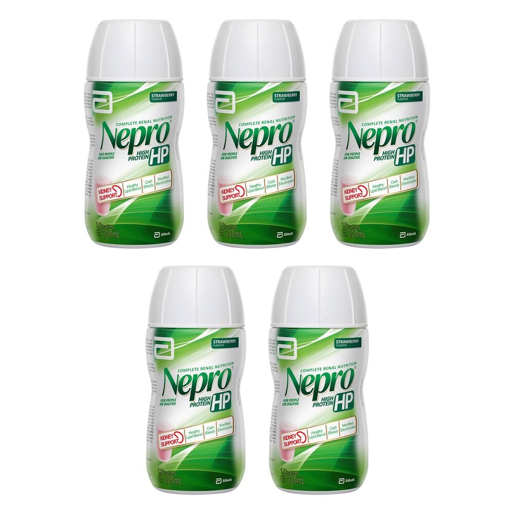 Nepro HP Ready To Drink Strawberry 220mL Pack of 5