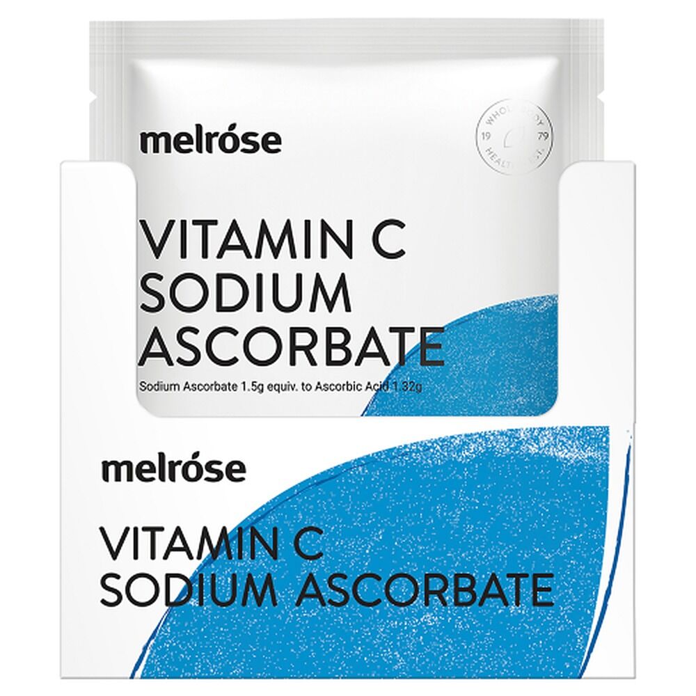 Melrose Health Vitamin C Sodium Ascorbate Powder 125g x 8