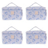 Tender Love + Carry Blue Bow Travel Vanity Case 28 x 19 x 10 cm Pack of 4