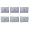 Tender Love + Carry Blue Cream Houndstooth Roll-Up Toiletry Bag 25 x 18 x 8 cm Pack of 6