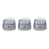 Tender Love + Carry Blue Cream Houndstooth Weekender Wash Bag 26 x 18 x 10 cm Pack of 3