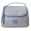 Tender Love + Carry Blue Cream Houndstooth Weekender Wash Bag 26 x 18 x 10 cm Pack of 6