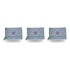 Tender Love + Carry Lavender Daisy Crush Roll-Up Toiletry Bag 25 x 18 x 8 cm Pack of 3