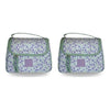 Tender Love + Carry Lavender Daisy Crush Weekender Wash Bag 28 x 19 x 10 cm Pack of 2