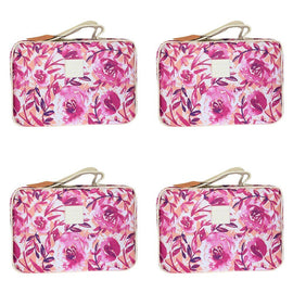 Tender Love + Carry Magenta Watercolour Hanging Wash Bag 28 x 19 x 10 cm Pack of 4
