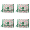Tender Love + Carry Pink Flower Market Roll-Up Toiletry Bag 25 x 18 x 8 cm Pack of 4