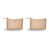 Tender Love + Carry Pink Grid Holdall Wash Bag 26 x 20 x 10 cm Pack of 2