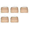 Tender Love + Carry Pink Grid Weekender Wash Bag 26 x 18 x 10 cm Pack of 5