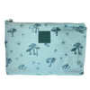 Tender Love + Carry Teal Mushroom Daisy Holdall Wash Bag 28 x 19 x 10 cm Pack of 2